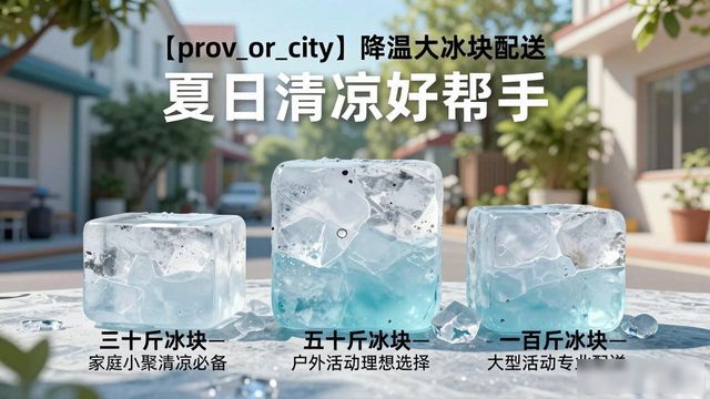 青白江降温大冰块配送 夏日清凉好帮手